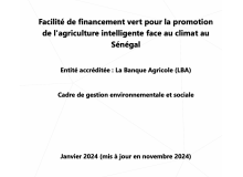 Cadre de gestion environnementale et sociale
